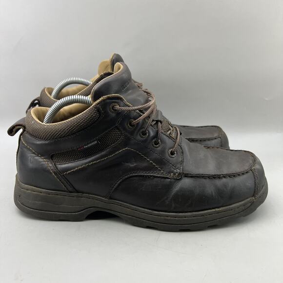 Red Wing 4333 Waterproof Ankle Boots Men Size 11 Wide Brown Leather Comfort Shoe - Picture 1 of 8